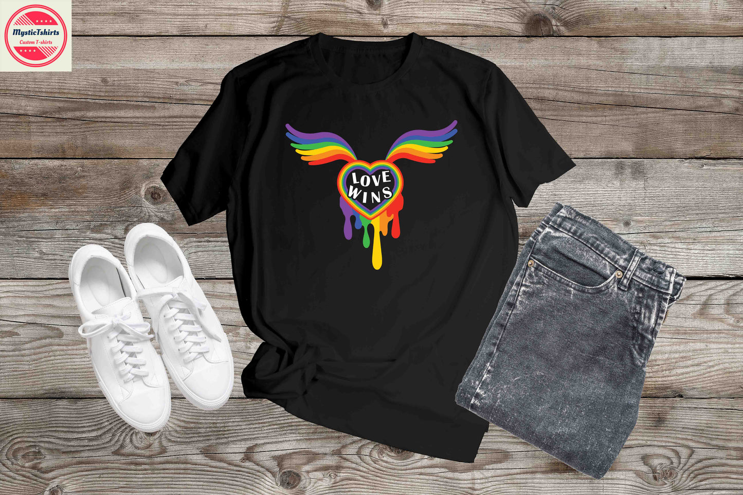 Copy of 48. Pride, Love Wins, Custom Made Shirt, Personalized T-Shirt, Custom Text, Make Your Own Shirt, Custom Tee