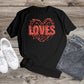 305. LOVE/VALENTINE, Custom Made Shirt, Personalized T-Shirt, Custom Text, Make Your Own Shirt, Custom Tee