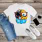 076. CRAZY FACE, Personalized T-Shirt, Custom Text, Make Your Own Shirt, Custom Tee