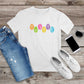 131. EASTER ON EGGS, Custom Made Shirt, Personalized T-Shirt, Custom Text, Make Your Own Shirt, Custom Tee