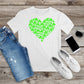 425. SHAMROCK HEART, Custom Made Shirt, Personalized T-Shirt, Custom Text, Make Your Own Shirt, Custom Tee