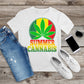 446. SUMMER CANNABIS, Custom Made Shirt, Personalized T-Shirt, Custom Text, Make Your Own Shirt, Custom Tee