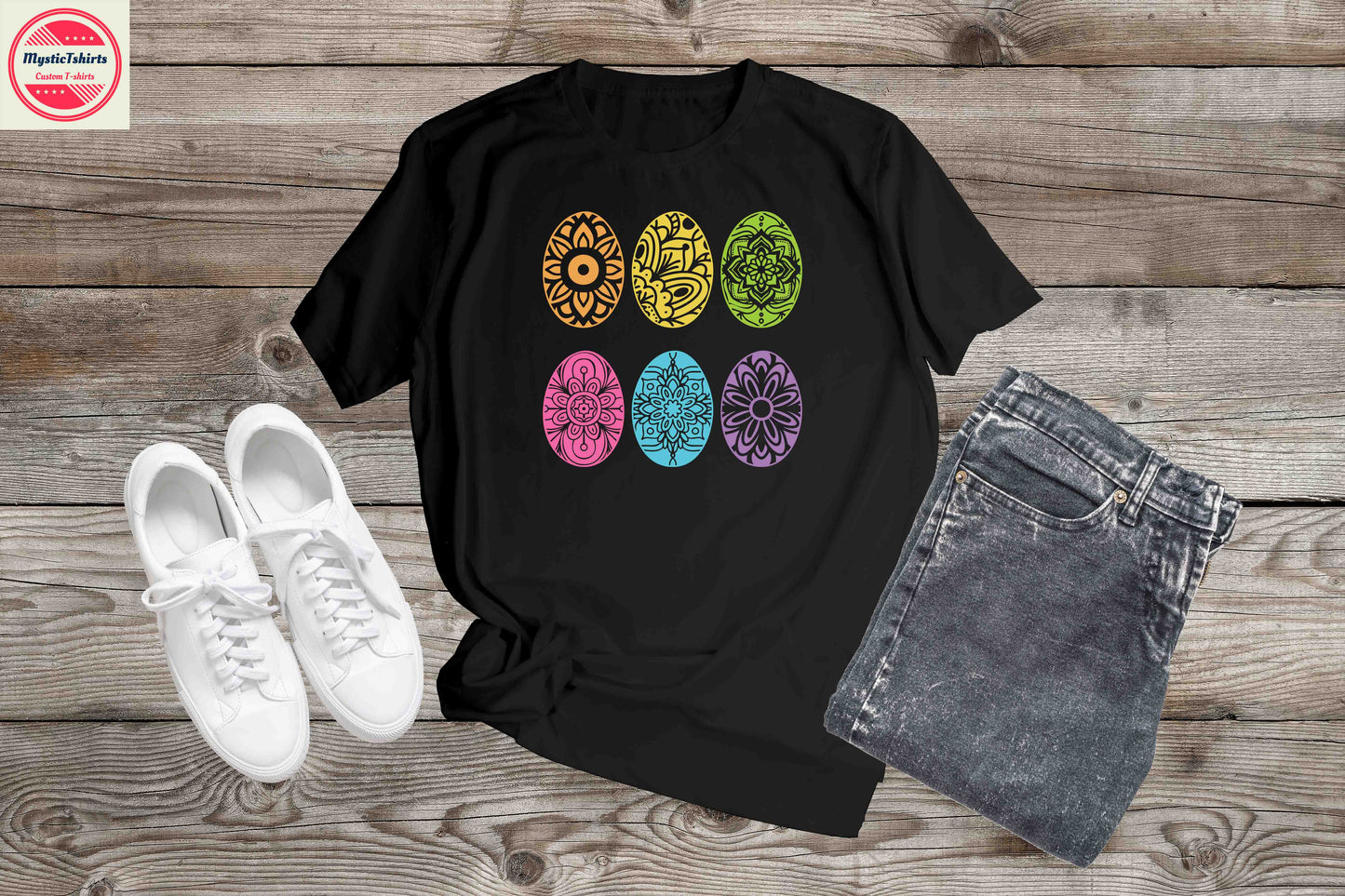 061. COLORED EGGS, Custom Made Shirt, Personalized T-Shirt, Custom Text, Make Your Own Shirt, Custom Tee