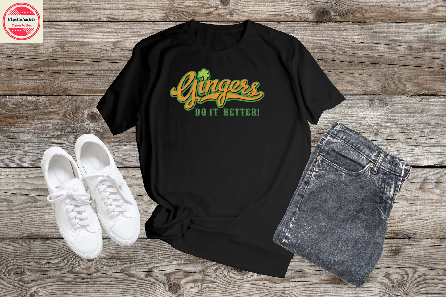 175. GINGERS DO IT BETTER!, Custom Made Shirt, Personalized T-Shirt, Custom Text, Make Your Own Shirt, Custom Tee