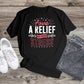 308. LOVE/VALENTINE, LOVE A RELIEF TO YOUR STRESS TO HIM Custom Made Shirt, Personalized T-Shirt, Custom Text, Make Your Own Shirt, Custom Tee