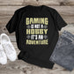 172. GAMING IS NOT A HOBBY IT'S AN ADVENTURE, Custom Made Shirt, Personalized T-Shirt, Custom Text, Make Your Own Shirt, Custom Tee