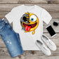 087. CRAZY FACE, Personalized T-Shirt, Custom Text, Make Your Own Shirt, Custom Tee