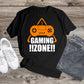 174. GAMING ZONE, Custom Made Shirt, Personalized T-Shirt, Custom Text, Make Your Own Shirt, Custom Tee