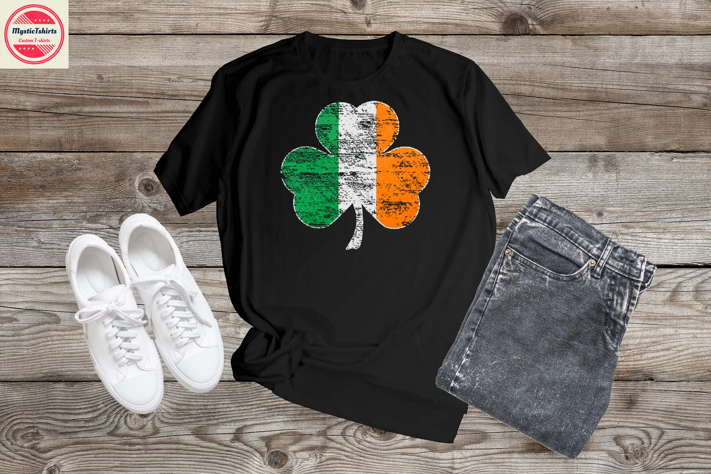 251. IRISH PRIDE SHAMROCK, Custom Made Shirt, Personalized T-Shirt, Custom Text, Make Your Own Shirt, Custom Tee