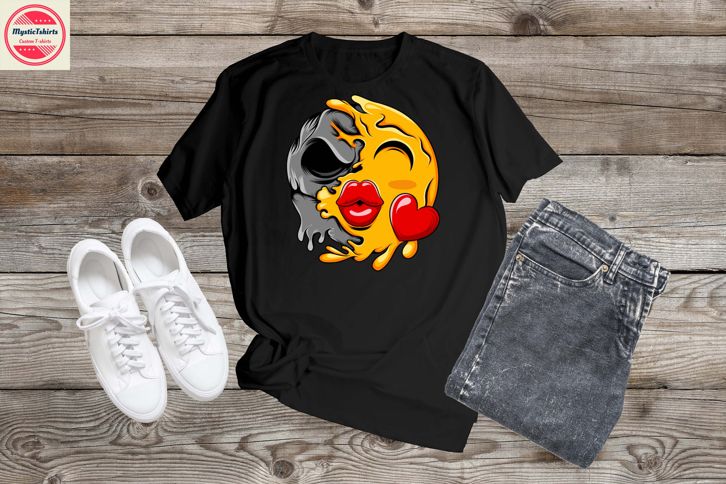 090. CRAZY FACE, Personalized T-Shirt, Custom Text, Make Your Own Shirt, Custom Tee
