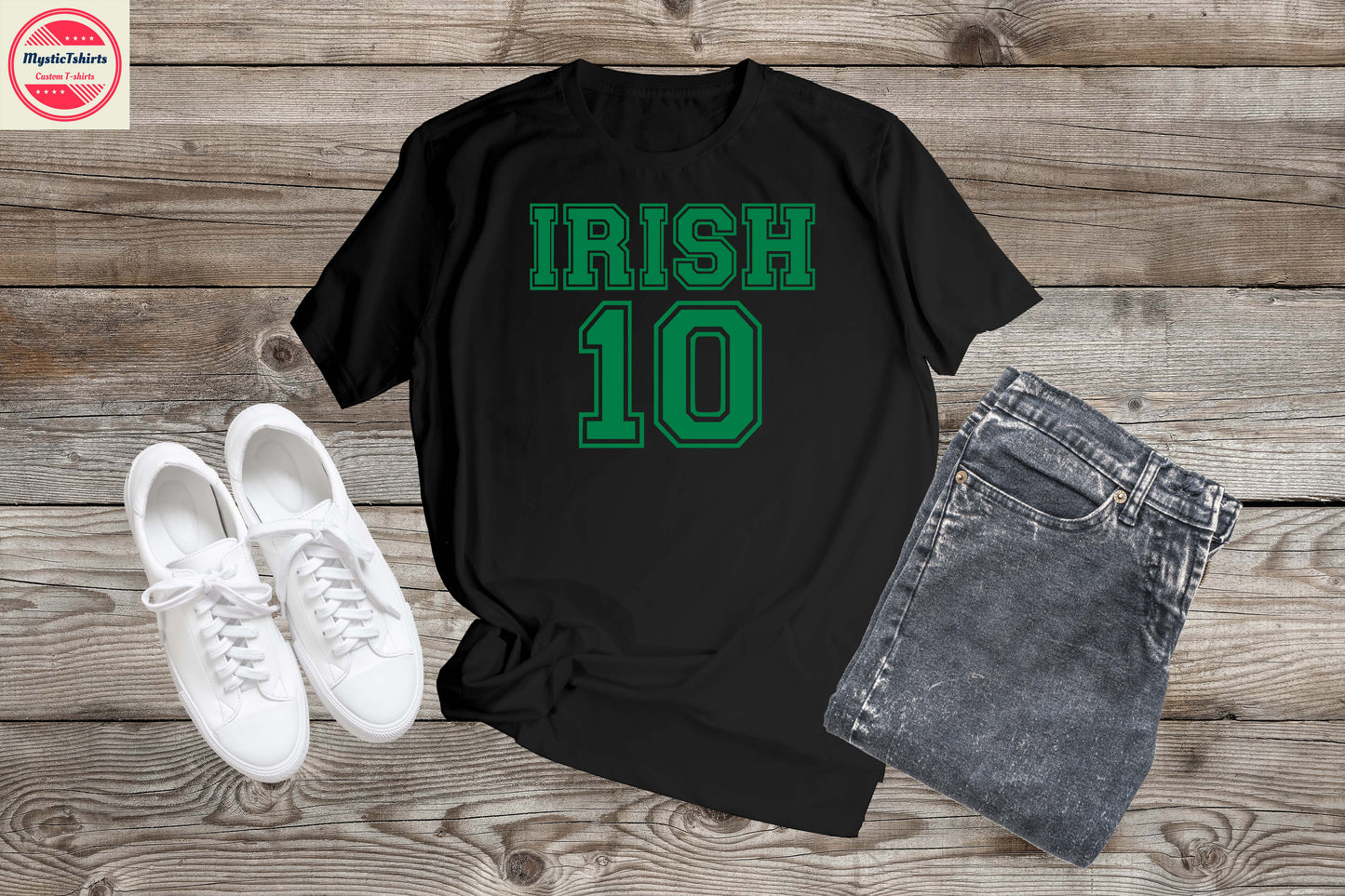 245. IRISH 10, Custom Made Shirt, Personalized T-Shirt, Custom Text, Make Your Own Shirt, Custom Tee