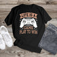 291. LIVE IS A GAME PLAY TO WIN, Custom Made Shirt, Personalized T-Shirt, Custom Text, Make Your Own Shirt, Custom Tee