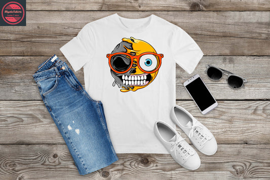 100. CRAZY FACE, Personalized T-Shirt, Custom Text, Make Your Own Shirt, Custom Tee