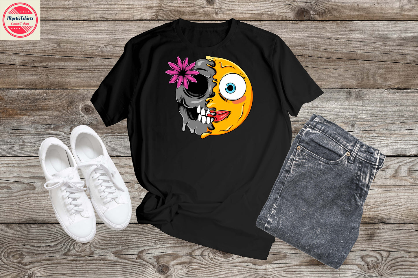103. CRAZY FACE, Personalized T-Shirt, Custom Text, Make Your Own Shirt, Custom Tee