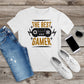 448. THE BEST GAMER, Custom Made Shirt, Personalized T-Shirt, Custom Text, Make Your Own Shirt, Custom Tee