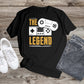 452. THE LEGEND, Custom Made Shirt, Personalized T-Shirt, Custom Text, Make Your Own Shirt, Custom Tee