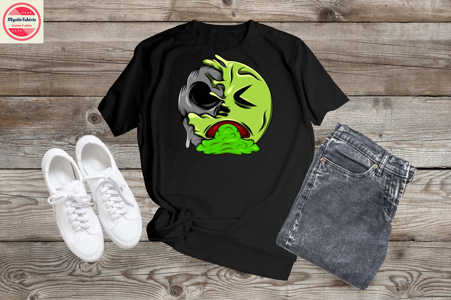 069. CRAZY FACE, Personalized T-Shirt, Custom Text, Make Your Own Shirt, Custom Tee
