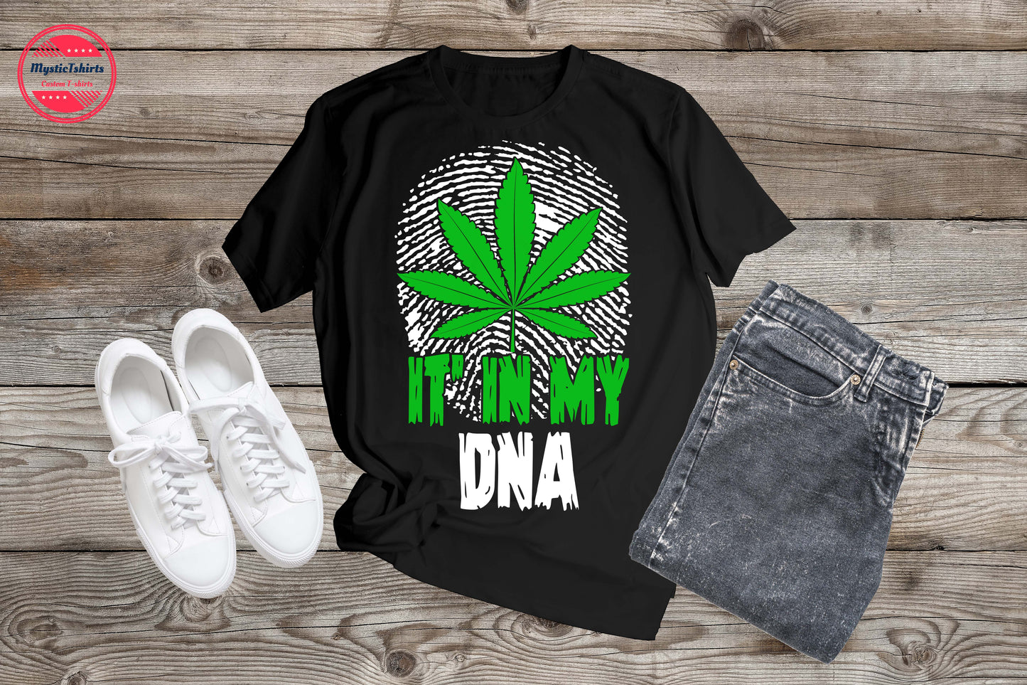 240. IN MY DNA, Custom Made Shirt, Personalized T-Shirt, Custom Text, Make Your Own Shirt, Custom Tee