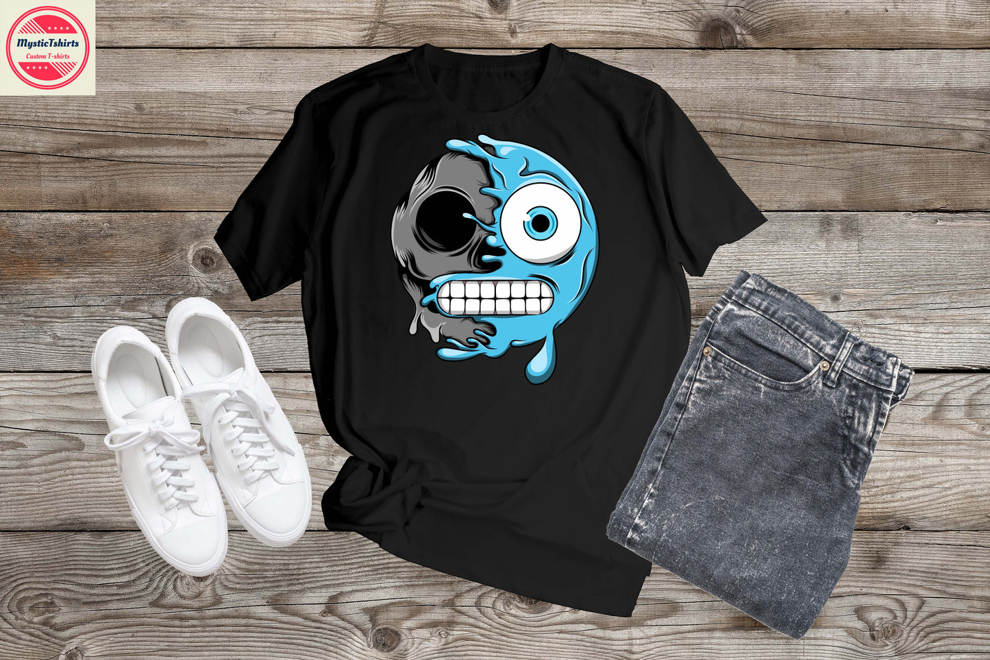 070. CRAZY FACE, Personalized T-Shirt, Custom Text, Make Your Own Shirt, Custom Tee