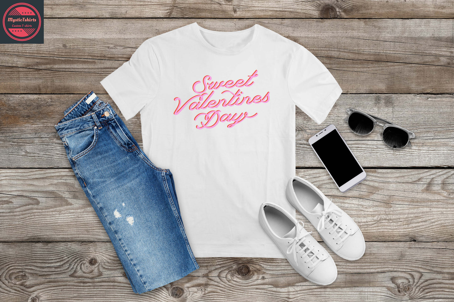296. LOVE/VALENTINE SWEET VALENTINES DAY, Custom Made Shirt, Personalized T-Shirt, Custom Text, Make Your Own Shirt, Custom Tee