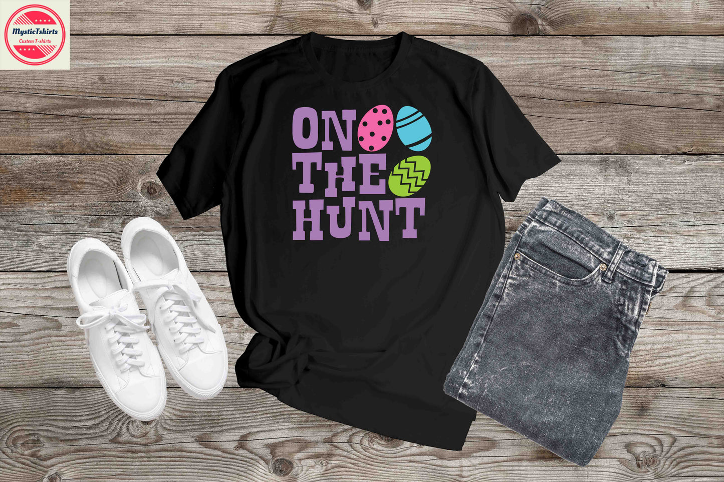 393. ON THE HUNT, Custom Made Shirt, Personalized T-Shirt, Custom Text, Make Your Own Shirt, Custom Tee