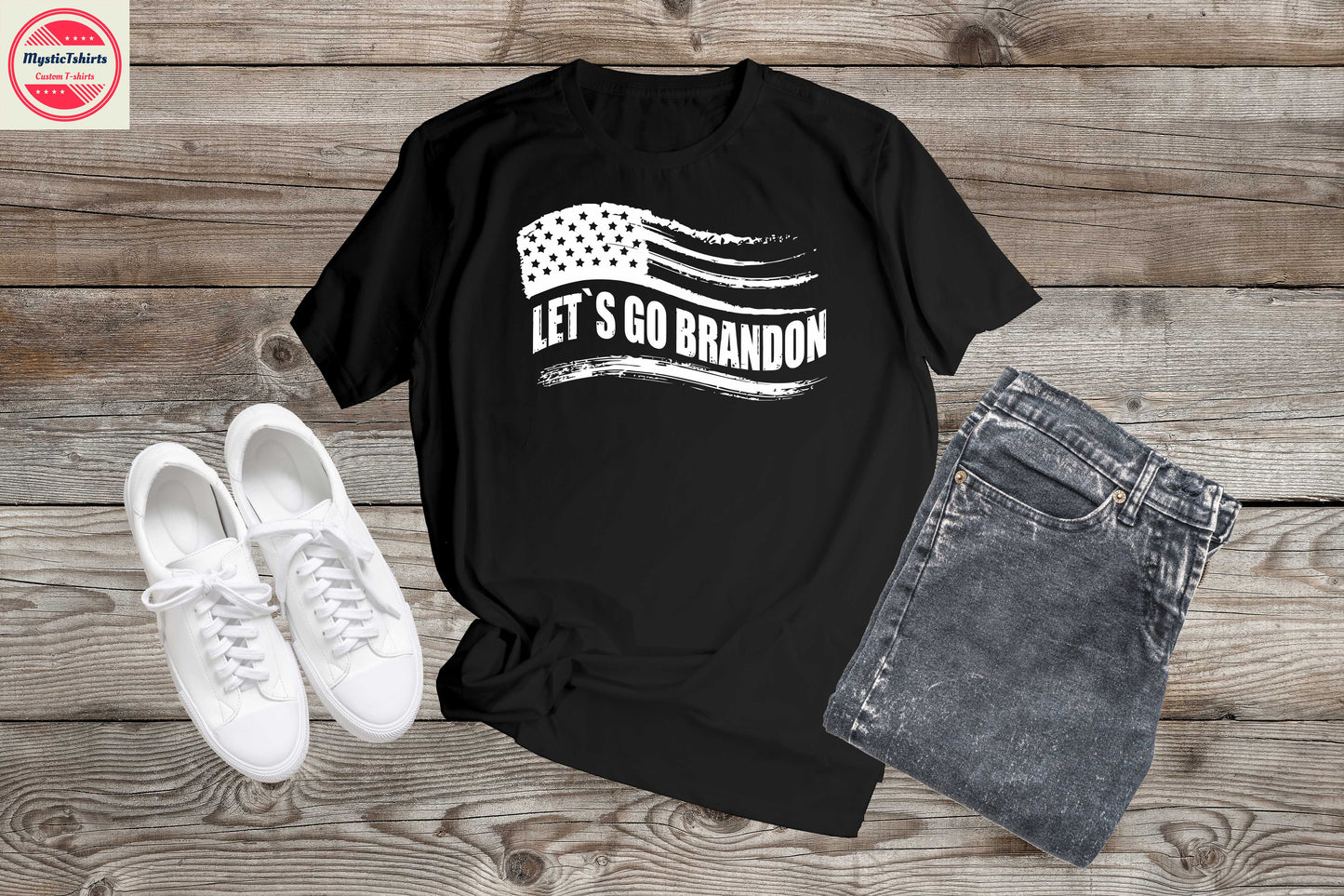 275. LET'S GO BRANDON, Custom Made Shirt, Personalized T-Shirt, Custom Text, Make Your Own Shirt, Custom Tee