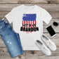 276. LET'S GO BRANDON, Custom Made Shirt, Personalized T-Shirt, Custom Text, Make Your Own Shirt, Custom Tee