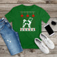 114. DOGS AND CHRISTMAS , Custom Made Shirt, Personalized T-Shirt, Custom Text, Make Your Own Shirt, Custom Tee
