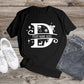 324. MONOGRAMMED CHRISTMAS D, Custom Made Shirt, Personalized T-Shirt, Custom Text, Make Your Own Shirt, Custom Tee