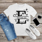 325. MONOGRAMMED CHRISTMAS E, Custom Made Shirt, Personalized T-Shirt, Custom Text, Make Your Own Shirt, Custom Tee