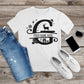327. MONOGRAMMED CHRISTMAS G, Custom Made Shirt, Personalized T-Shirt, Custom Text, Make Your Own Shirt, Custom Tee