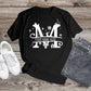 333. MONOGRAMMED CHRISTMAS M, Custom Made Shirt, Personalized T-Shirt, Custom Text, Make Your Own Shirt, Custom Tee