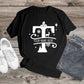 340. MONOGRAMMED CHRISTMAS T Custom Made Shirt, Personalized T-Shirt, Custom Text, Make Your Own Shirt, Custom Tee