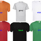 108. CRAZY FACE, Personalized T-Shirt, Custom Text, Make Your Own Shirt, Custom Tee